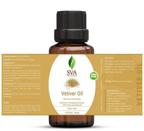 img 2 attached to 🌿 SVA Vetiver Essential Oil - 10 ml (1/3 fl. oz.) 100% Pure, Natural & Premium Therapeutic Grade - for Face, Skin, Hair, Massage & Aromatherapy