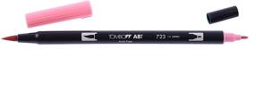 img 2 attached to Tombow ABT Dual Brush Pen - 12 пачек пастельных цветов: универсальные и яркие художественные маркеры.