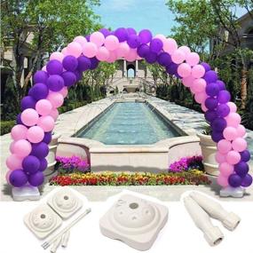 img 3 attached to 🎈 Amon tech Heavy Duty Balloon Arch Kit: 10ft Tall, 13ft Wide, Perfect for Birthday, Wedding & Party Decorations