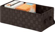 📦 honey-can-do media basket: convenient espresso brown storage solution (model: ofc-03699) logo