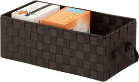 img 1 attached to 📦 Honey-Can-Do Media Basket: Convenient Espresso Brown Storage Solution (Model: OFC-03699)