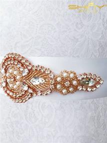 img 2 attached to ShiDianYi Wedding Sash Rhinestone Applique Women's Accessories