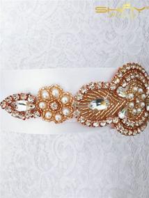 img 3 attached to ShiDianYi Wedding Sash Rhinestone Applique Women's Accessories