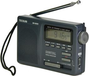 img 2 attached to 📻 ТЕКСУН DR-920C: Универсальное черное цифровое радио Всемирного диапазона для приема FM/MW/SW.