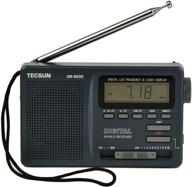 📻 tecsun dr-920c: versatile black digital world band radio for fm/mw/sw reception logo