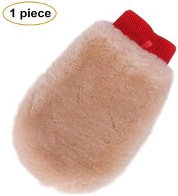 img 3 attached to 🧤 Gracefur Natural Sheepskin Car Wash Mitt: Scratch Free, Lint Free Gloves for Extra Large Lambskin Wool Washing