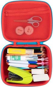 img 2 attached to 🖍️ Colorful ZIPIT Colorz Large Pencil Box - Storage Container for 110 Pens. Durable and Secure Zipper Closure for School and Office Supplies