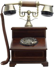 img 3 attached to Opis 1921 Cable Model E: The Massive Antique Style Desktop Telephone Made From Wood And Metal