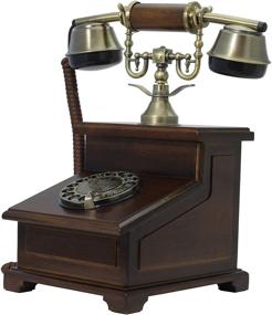 img 4 attached to Opis 1921 Cable Model E: The Massive Antique Style Desktop Telephone Made From Wood And Metal