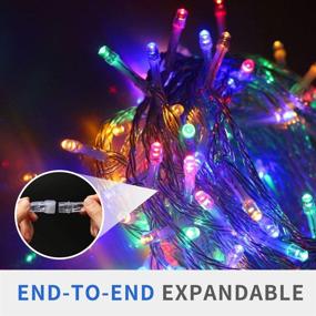 img 2 attached to 🎄 Enhance Your Holiday Decor with VTECHOLOGY Christmas String Lights – 66FT 200 LEDs, 8 Modes, Multi Color