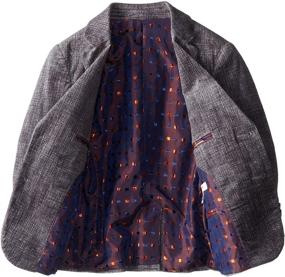 img 1 attached to Isaac Mizrahi Print Velvet Blazer