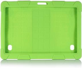 img 1 attached to 📱 HminSen Silicone Case for Dragon Touch 10 inch K10 Tablet - Green