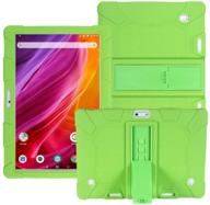 📱 hminsen silicone case for dragon touch 10 inch k10 tablet - green logo