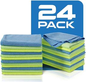 img 3 attached to 🧼 Premium Zwipes 924 Microfiber Cleaning Cloths - Pack of 24