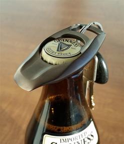 img 2 attached to Black Pocket Appeal Cool Beer Bottle Opener Keychain and 🍺 Pocket Tool for Enhanced Accessibility and Style - Perfect for Any Occasion