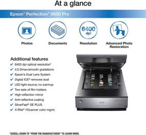 img 4 attached to Epson Perfection V850 Pro Scanner: Professional Grade Scanning Performance