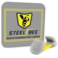 🪒 steelbee razor saver: extend blade life, protect against rust and corrosion, ideal for travel logo