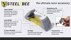 img 2 attached to 🪒 SteelBee Razor Saver: Extend Blade Life, Protect Against Rust and Corrosion, Ideal for Travel