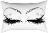 mumusuki eyebrow pattern comfortable pillowcase logo