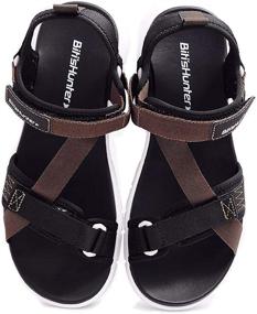 img 3 attached to Stylish and Comfortable BITIS 👡 Festive Cross Strap Sandals for Women