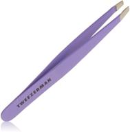 🌸 blooming lilac: discover the precision of tweezerman slant tweezer logo