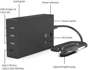 img 3 attached to Delippo Inverter Adapter Converter Charger