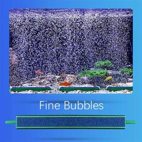 img 2 attached to 🐠 Enhance Your Fish Tank with Waycreat 4 Inch Air Stone Bar Bubble Diffuser - 6-Pack Aquarium Accessory