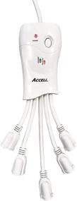 img 4 attached to 💡 Accell Power Flexible Surge Protector and Power Conditioner - 600J, 6 ft / 1.8 m, White (D080B-009F)