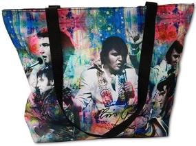 img 1 attached to Elvis Presley Tote Color Collage Women's Handbags & Wallets