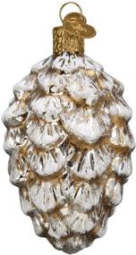 img 1 attached to 🎄 Vintage Glass Blown Ornaments for Christmas Tree: Ponderosa Pine Cone by Old World Christmas