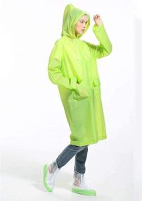 img 2 attached to 🌧️ Waterproof Poncho Raincoat: Reusable Safety Gear for Occupational Health & Protection