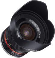 📷 rokinon 12mm f2.0 ncs cs ultra wide angle lens for olympus and panasonic mft cameras (black) logo