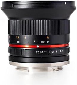 img 2 attached to 📷 Rokinon 12mm F2.0 NCS CS Ultra Wide Angle Lens for Olympus and Panasonic MFT Cameras (Black)