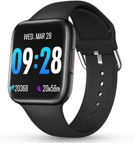 img 4 attached to 📱 CatShin Smart Watch: The Ultimate Fitness Tracker for Android and iOS Phones - Designed for Women and Men