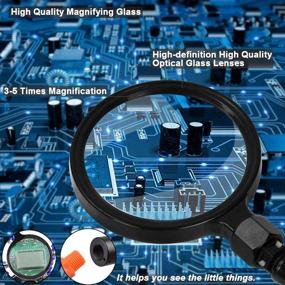 img 2 attached to 🔬 Soldering Magnifying Flashlight for Electronics - Assisting with Precision Tasks