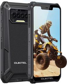 img 4 attached to 📱 OUKITEL B2021 Rugged Smartphone: IP68 Waterproof, 8000mAh Battery, 5.86" HD+, 6+64GB, Android 10, 13MP Camera, NFC - Black