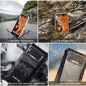 img 1 attached to 📱 OUKITEL B2021 Rugged Smartphone: IP68 Waterproof, 8000mAh Battery, 5.86" HD+, 6+64GB, Android 10, 13MP Camera, NFC - Black