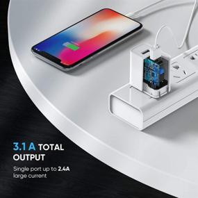 img 2 attached to 🔌 UGREEN USB Charger 3.1A: Powerful Dual Port Wall Charger for iPhone 12, Samsung Galaxy, Google Pixel, LG, and More