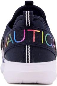 img 2 attached to 👧 Nautica Kappil Girls Navy Sneaker - Comfortable Shoes for Girls