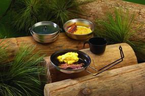 img 1 attached to 🍳 Texsport 5-Piece Aluminum Mess Kit with Non-Stick Coating