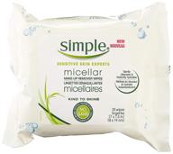 🌿 simple facial wipes micellar 25 ct - convenient pack of 6 for easy cleansing logo