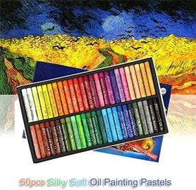 Zenacolor Oil Pastels for Artists (Set of 48) - Pastel Oil Pastels for Kids - High-Pigment Water-Resistant Oil Pastel Colors - Soft Texture, No
