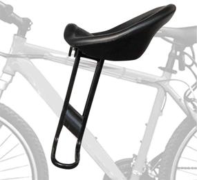 img 4 attached to 🚲 Премиум детское велосипедное сиденье CALIDAKA: передний детский перевозчик с подножками | Легкая установка | Совместимо с большинством горных велосипедов | Возраст от 2 до 8 лет