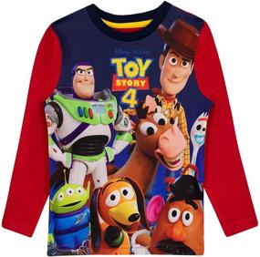 img 2 attached to 🚀 To Infinity and Beyond: Disney Boys' Toy Story Long Sleeved Top