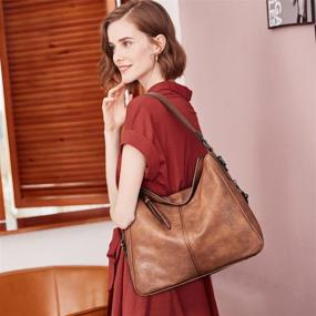 img 3 attached to 👜 BROMEN Большой дизайнерский сумка для женщин - Стильная плечевая корзина сумка через плечо и сумка