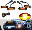 grille lights compatible toyota tacoma logo