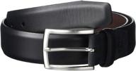 allen edmonds glass carbon grey men's accessories in belts logo