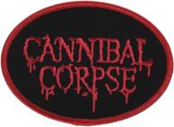 👹 c&d visionary application - cannibal corpse logo patch in black logo