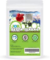 🐠 jor betta teabags, 1.4-ounce, catappa leaves crushed, water regulation & breeding encouragement, 6 pack bags logo