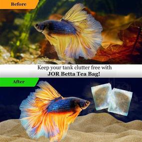 img 2 attached to 🐠 JOR Betta Teabags, 1.4-Ounce, Catappa Leaves Crushed, Water Regulation & Breeding Encouragement, 6 Pack Bags